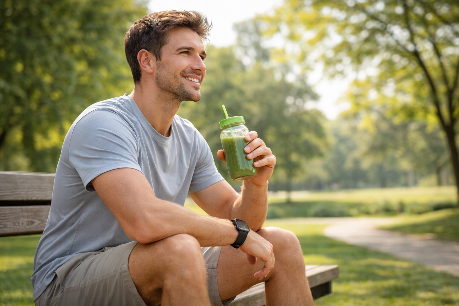 Covek na jednodnevnom detoksu u svakodnevnim aktivnostima