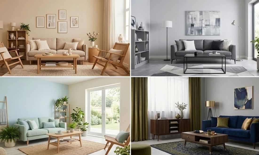 Kombinacija boja za dnevni boravak