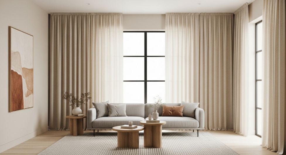 Zavese u dnevnom boravku