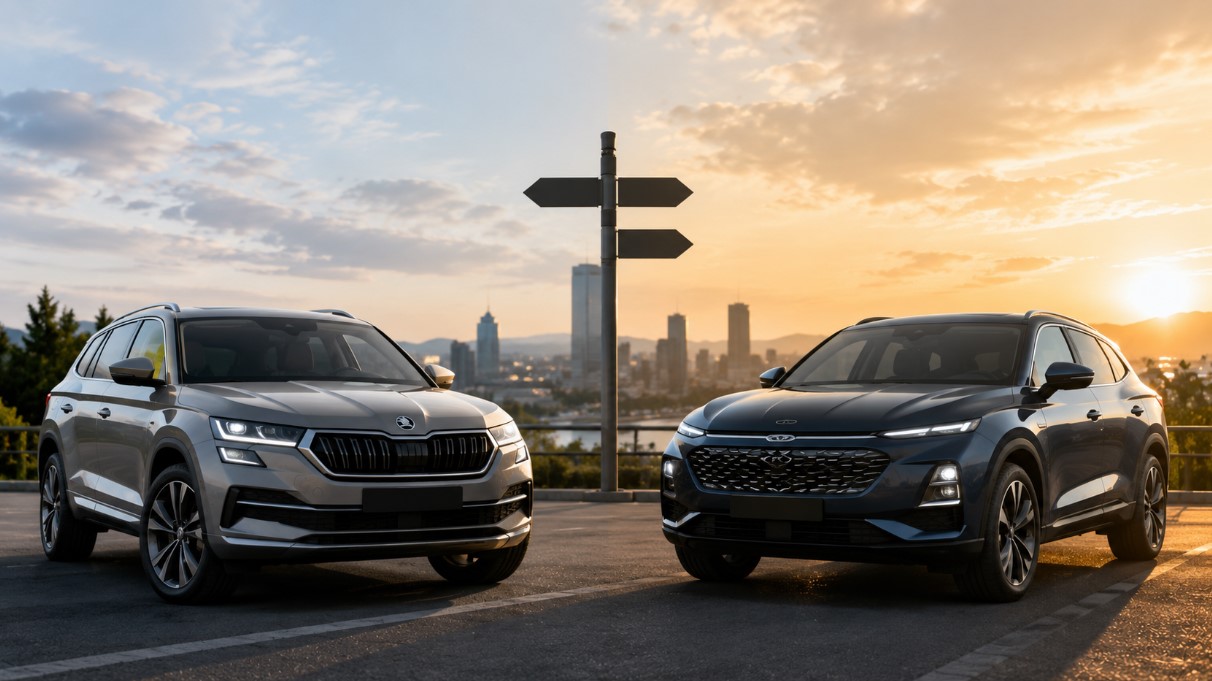 Poređenje modernog kineskog i evropskog SUV automobila slične cenovne kategorije